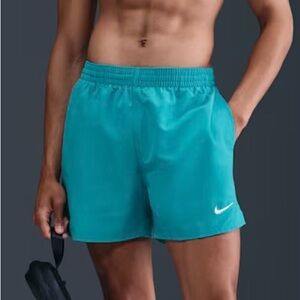 Nike Swim Men's Volley Shorts XXL Beach Workout NESSF558 Teal Dusty Cactus NWT